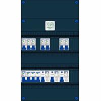 Groepenkast 7 groepen 3 aardlekschakelaars hoofdschakelaar 230V 400V 3 fase Gacia - thumbnail