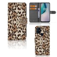 OnePlus Nord N10 | Telefoonhoesje | Met pasjeshouder | Leopard - thumbnail