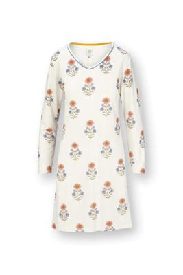 Pip Studio Dana Nachthemd Lange Mouw Tanaka Wit XL