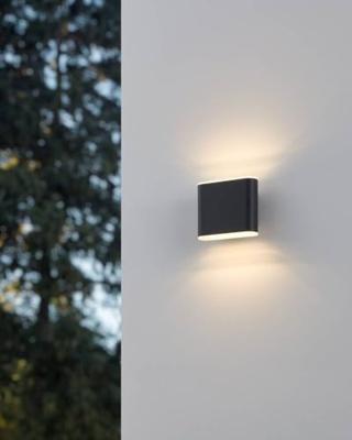 Eglo Zwarte wandlampGrutti 11,5cm - 901025