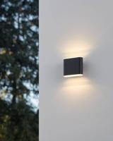Eglo Zwarte wandlampGrutti 11,5cm - 901025 - thumbnail
