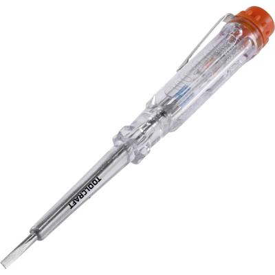 TOOLCRAFT Spanningstester Kopbreedte: 3 mm Koplengte: 60 mm Spanning (bereik): 100 - 250 V/AC TOOLCRAFT Spanningstester Kopbreedte: 3 mm Koplengte: 60 mm Spanning (bereik): 100 - 250 V/AC