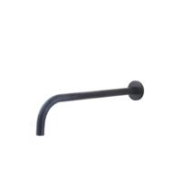 Wiesbaden Wastafelkraan 18 mm SLIM Uitloop Rond 30,9 cm Mat Zwart - thumbnail