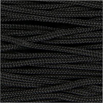 Creativ Company Macrame koord zwart, 8m