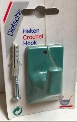 Universele handdoekhaak zelfklevend groen