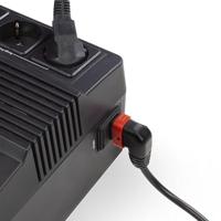 ACT AK5263 230V Stroomkabel CEE7/7 (Haaks)/C13 (Haaks Rechts) Lockable Zwart - 3 meter - thumbnail