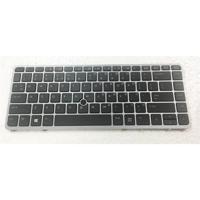 Notebook keyboard for HP EliteBook 840 G1 G2 850 G1 G2 with pointstick frame backlit silver - thumbnail