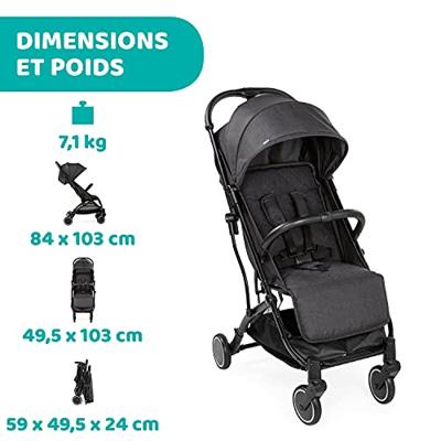 CHICCO Trolley Me reiswandelwagen antraciet