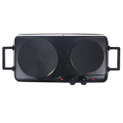 Emerio HP-114482.1 Dubbele Elektrische Kookplaat Zwart