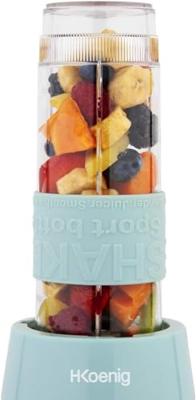 Miniblender - SMOO16 - 300 W - 570 ml - Pastelblauw - Inclusief 2 waterflessen