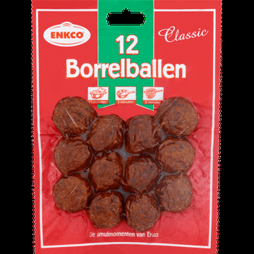 Enkco Classic Borrelballen 12 Stuks 200 g bij Jumbo