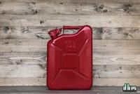 Stalen Jerrycan 10L - Rood - Duurzaam en Veelzijdig - Robuust - Perfect voor in de mancave - Exclusief drank - thumbnail