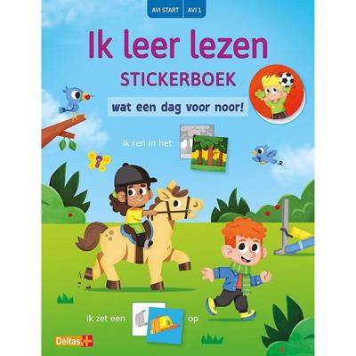 Deltas Ik leer lezen stickerboek - wat een dag voor noor! avi start