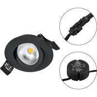 EVN S060902 S060902 LED-inbouwlamp LED 6 W Zwart - thumbnail