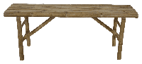 Tuinbank bamboe 120 cm - thumbnail