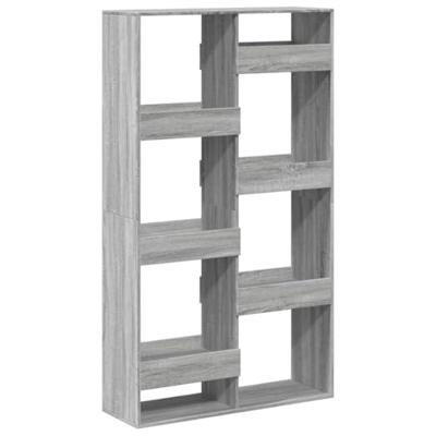 Boekenkast 100x33x175 cm bewerkt hout grijs sonoma eikenkleurig