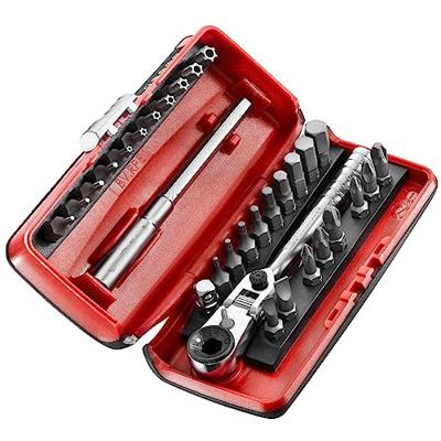 Facom R.180J31PB | Bitset | Compacte flex ratel | 1/4 Inch | 31-Delig - R.180J31PB