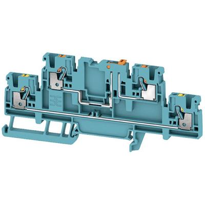 Weidmüller 2744140000 Meetscheidingsklem Push-In-klem, Steekaansluiting Blauw 50 stuk(s)