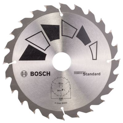 Bosch Accessoires Cirkelzaagblad Basic 190X22X30/24,T24 - 2609256820
