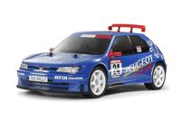 Tamiya 1:10 RC auto Elektro Peugeot 306 Maxi BT-01 2WD Blauw Achterwielaandrijving Gelakt - thumbnail