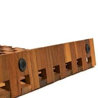 Saunamat, Sauna, Douchemat, Badmat, acaciahout, FSC, blokjes design - thumbnail