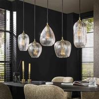 Giga Meubel - Hanglamp Diamond Grain Mix 5-Lichts Glas - thumbnail