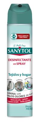 Geurverwijderaar Sanytol 170050 300 ml Ontsmettingsmiddel 3 in 1