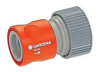 GARDENA 02814-20 Kunststof Slangstuk Steekkoppeling, 19 mm (3/4) Ø Waterstop
