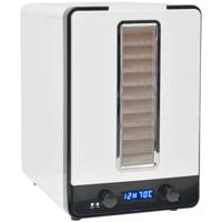VidaXL Voedseldroger met 10 lades 550 w wit - thumbnail
