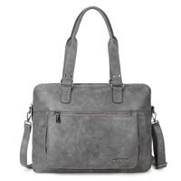 Handtas schoudertas schooltas VERONA grijs - thumbnail