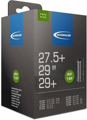 SCHWALBE binnenband av19f tr4 freeride air plus 27.5-29" / 54/75-584/622 40mm ventiel