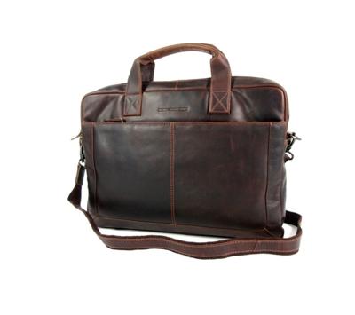 Hide & stitches japura laptoptas 15,6 inch-Dark Brown