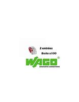 Wago Lasklem 2 polig stransparant/rood (10 stuks) - thumbnail