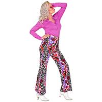Flared Broek Paars 70&apos;s Groovy Dames - thumbnail