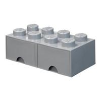 Room Copenhagen LEGO Storage Brick Drawer 8 Grijs opbergdoos - thumbnail