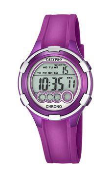 Horlogeband Calypso K5692-5 Rubber Paars 12mm Horlogeband Calypso K5692-5 Rubber Paars 12mm