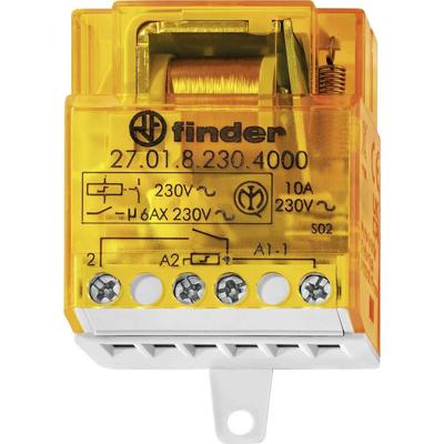 Finder 27.01.8.230.4000 Stroomstootschakelaar Inbouw 1x NO 230 V/AC 10 A 2300 VA 1 stuk(s)