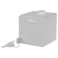 Metz Connect IP44 Modul-Aufputz-Gehäuse mit Klappdeckel und Schloss Behuizing Opbouw (op muur) - thumbnail