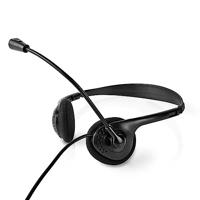 Nedis PC-Headset | On-Ear | Stereo | USB Type-A / USB Type-C | Inklapbare Microfoon | Zwart - CHSTU110BK - thumbnail