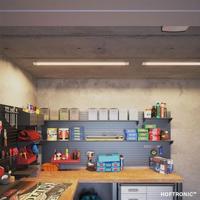 2x LED Batten 120cm - 40W 4800lm (120lm/W) - 6400K daglicht wit - Vervangt 320W - Samsung SMD LED chips - Flikkervrij - IP20 Stofdicht - Onderbouwverlichting - thumbnail