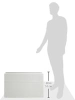 Schneider Electric NSYZZ574G NSYZZ574G (b x h) 785 mm x 500 mm Grijs-wit (RAL 7035) 1 stuk(s) - thumbnail