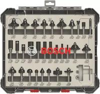 Bosch Accessoires 30-delige gemengde freesset - schachtdiameter 8 mm - 2607017475 - thumbnail