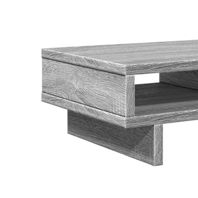 Monitorstandaard 50x27x15 cm bewerkt hout grijs sonoma eiken Monitorstandaard 50x27x15 cm bewerkt hout grijs sonoma eiken