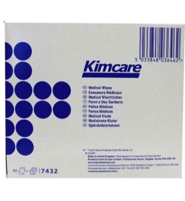 Kleenex Medical wipes 12 x 22cm 80 Stuks