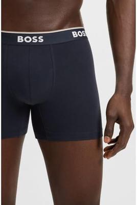 Boss boxershorts Power 3-pack donkerblauw