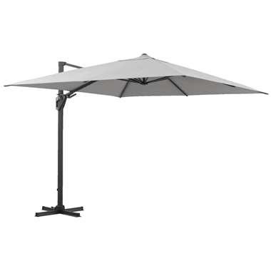 Le Sud freepole parasol Biarritz - grijs - 300x300 cm