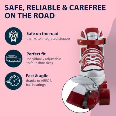 Hudora rolschaatsen sneaker amber, maat 36-39