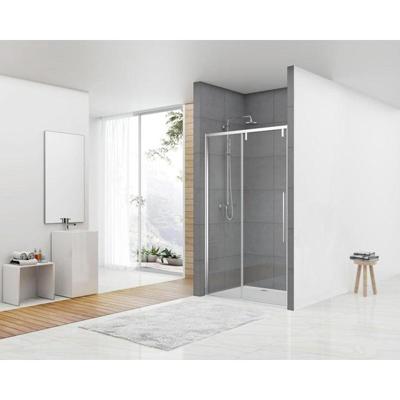 Van Rijn Products ST06 Softclose schuifdeur - 158x200cm - helder glas - dikte 8mm - incl. greep - chroom ST06300160