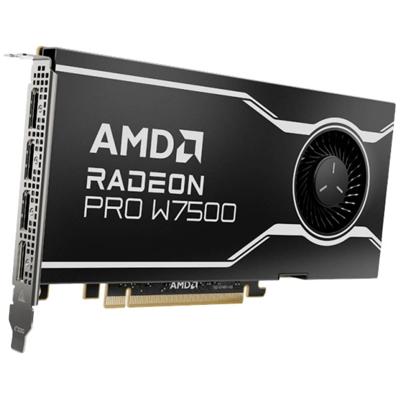 AMD AMD Radeon Pro W7500 Videokaart 8 GB GDDR6-RAM PCIe x16 DisplayPort AMD AMD Radeon Pro W7500 Videokaart 8 GB GDDR6-RAM PCIe x16 DisplayPort