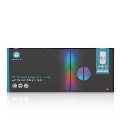 SmartLife Sfeerverlichting | Wi-Fi | Tube | 180 lm | RGBIC / Warm tot Koel Wit | 2700 - 6500 K | 10 W | Metaal / Siliconen